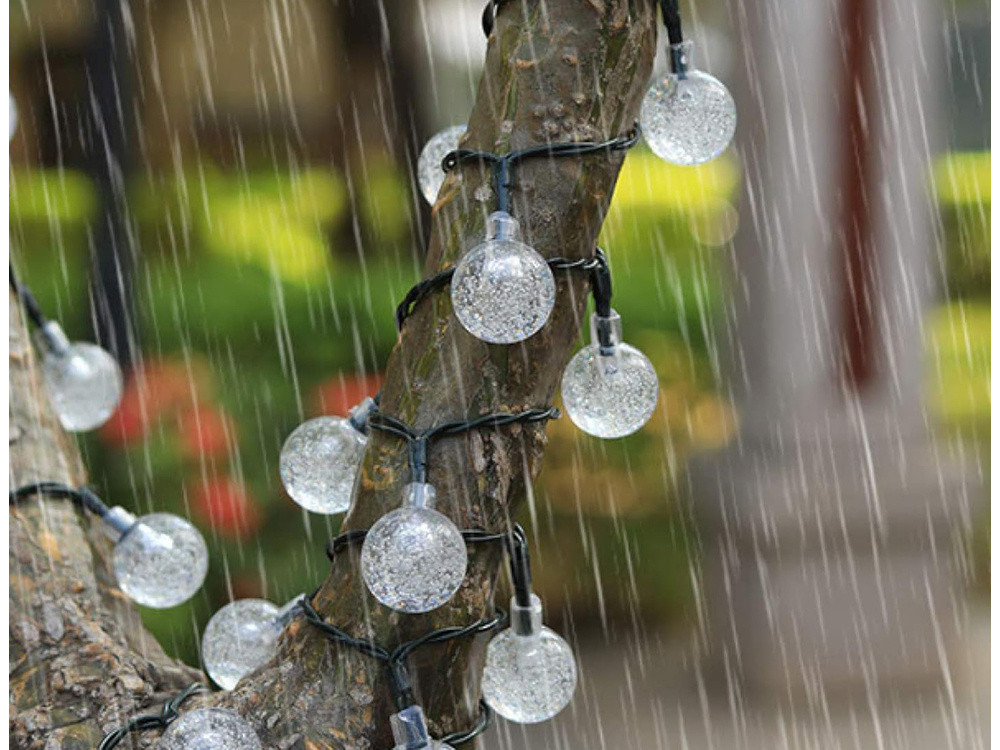 Ghirlandă luminoasă solară pentru grădină, 40 LED-uri, multicoloră [8]