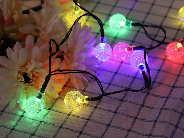 GHIRLANDA CU LUMINI 20 LED SOLAR MULTICOLOR AUTOMAT [8]