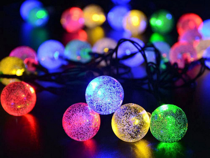 GHIRLANDA CU LUMINI 20 LED SOLAR MULTICOLOR AUTOMAT [7]