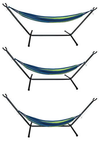 Hamac de grădină 200x150cm cu cadru [12]