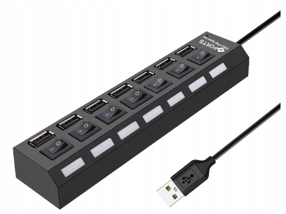 Hub USB Splitter 7 Porturi 2.0 [2]