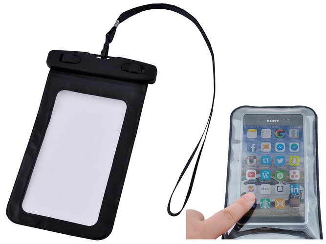 Husa pentru Telefon, Subacvatica, Universala, Waterproof - Snowproof Negru [2]
