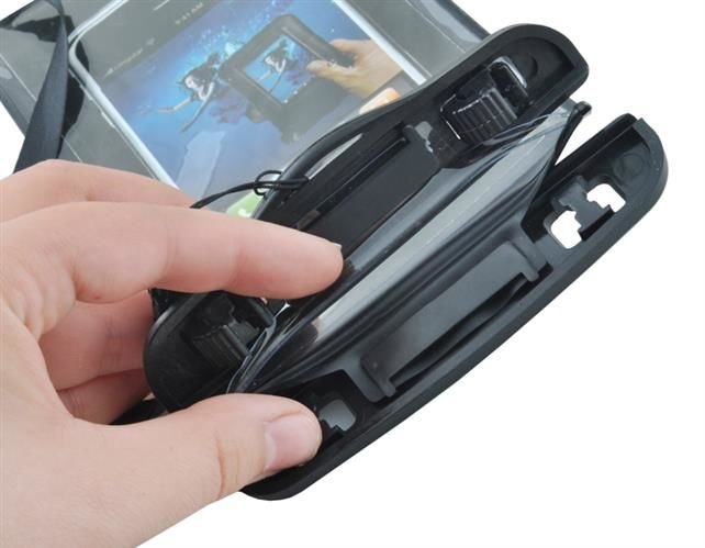 Husa pentru Telefon, Subacvatica, Universala, Waterproof - Snowproof Negru [10]