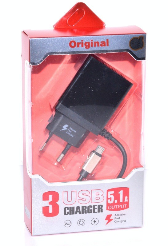 Incarcator Retea FAST – 5,1A/Micro Usb+3xUSB [2]