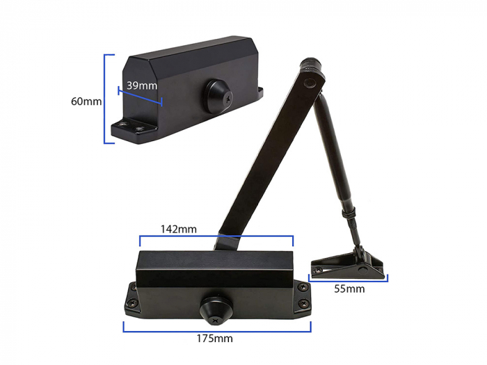 Închizator ușa pentru uși interioare si exterioare, maximun 65 kg [5]