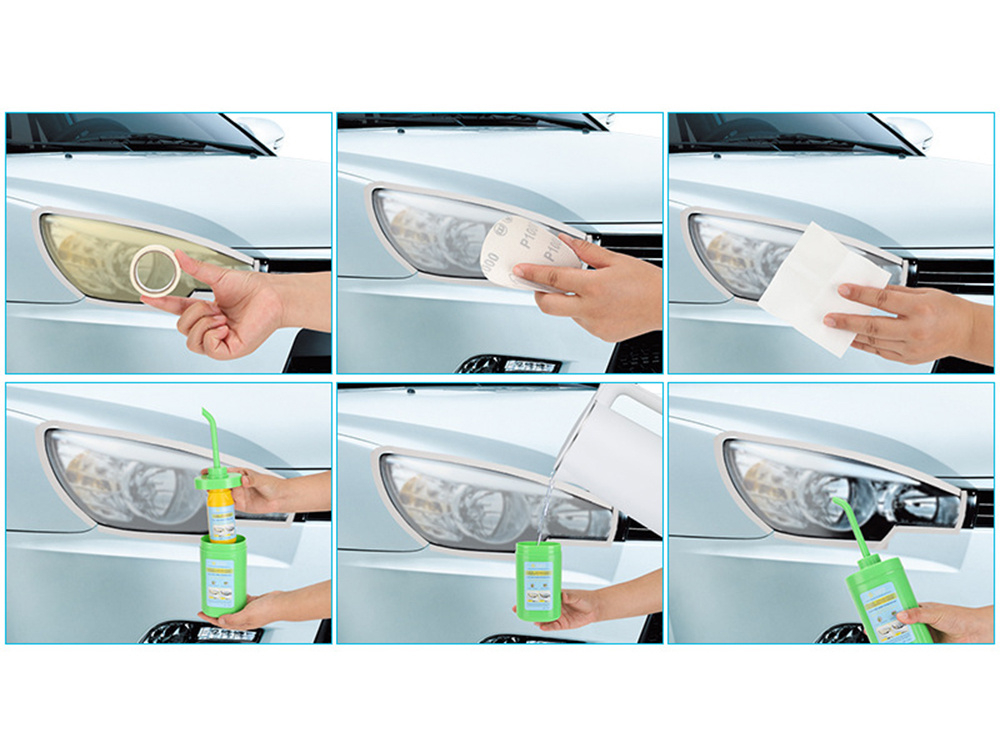 Kit De Reparare, restaurare Faruri Auto, DIY KETTLE [3]