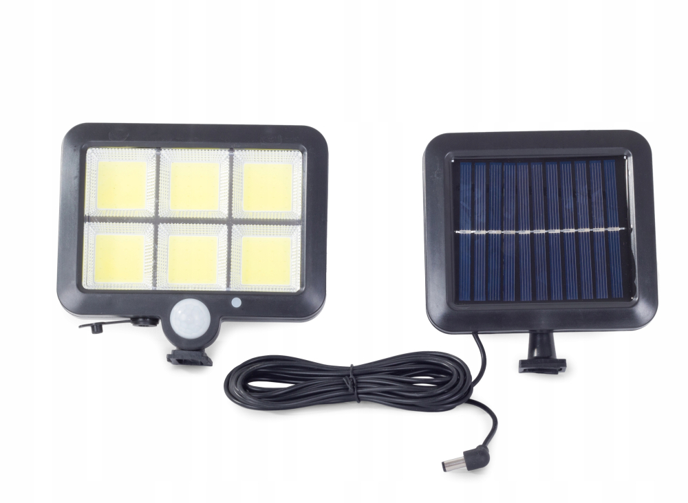 Lampă solară cu 120 LED-uri și senzor de mișcare crepusculară [3]