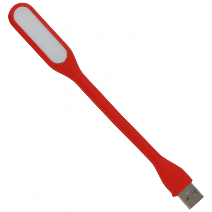 Lampa USB 6 Led-uri, silicon flexibil, negru, verde, alb, albastru si rosu [10]