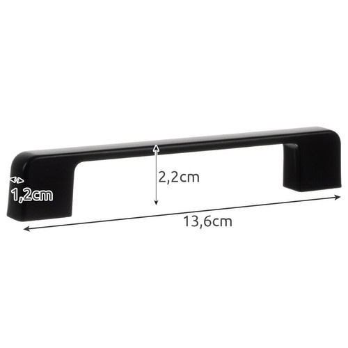 Mâner de mobilier negru - 10 buc. [2]