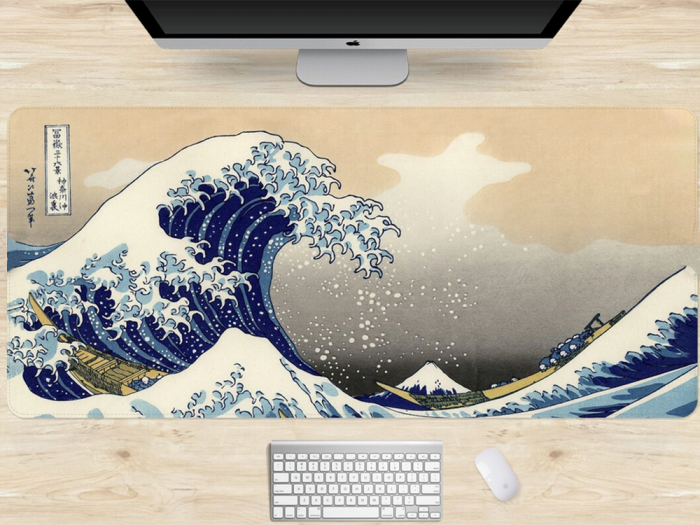Mouse pad profesional pentru gaming big wave, antiderapant, 80 x 30 cm [7]