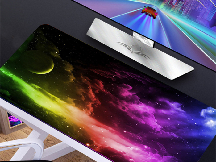 Mousepad multicolor, cosmos XXL 90x40 [2]