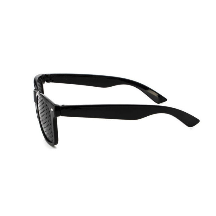 Ochelari pinhole cu lentile cu gaurele, Amelioreaza oboseala, Pentru Protectie, Unisex, Plastic [2]