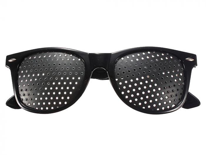Ochelari pinhole cu lentile cu gaurele, Amelioreaza oboseala, Pentru Protectie, Unisex, Plastic [6]