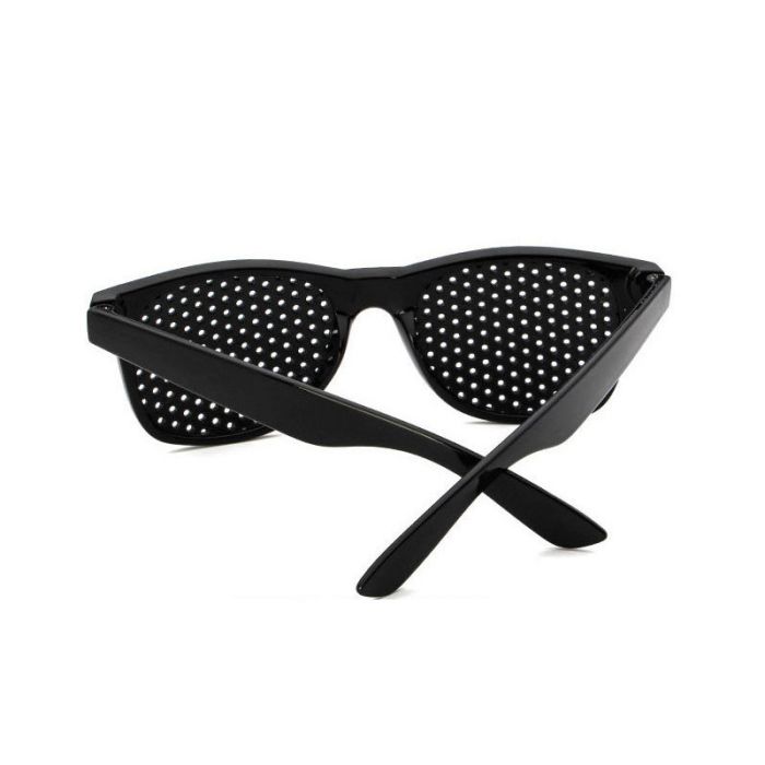 Ochelari pinhole cu lentile cu gaurele, Amelioreaza oboseala, Pentru Protectie, Unisex, Plastic [4]
