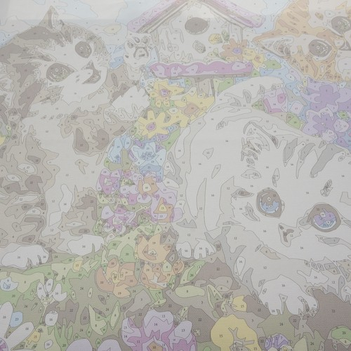 Pictură după numere 40x50cm - Pisici Maaleo 22781 [10]