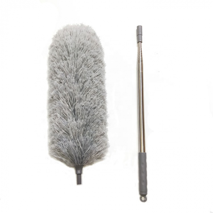 Pamatuf microfibra telescopic 2.5m. pentru zone greu accesibile, set 2 capete diferite [2]