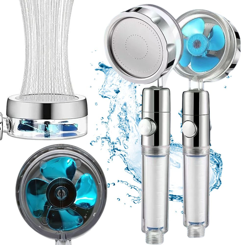 Pară De Duș Cu Filtru Turbo Reînlocuibil Și Elice [1]