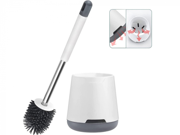 Perie de toaleta din silicon,  baie toaleta wc [7]