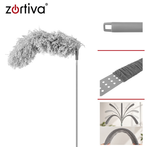 Perie pentru praf, Pamatuf, Perie lungă telescopică, Capete interschimbabile, 4 în 1, 250 cm [4]