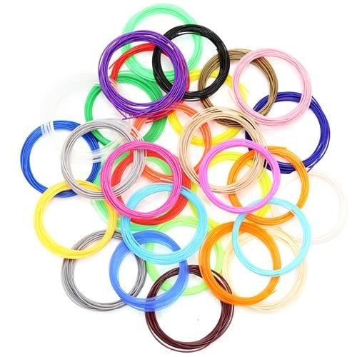 Filamente PLA 3D - set 30 bucăți x 5m [4]