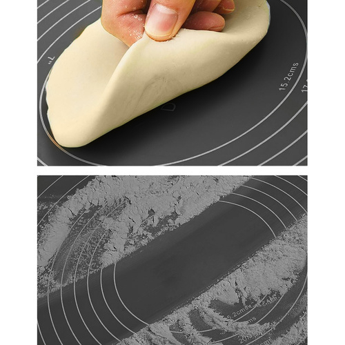 Placă de patiserie din silicon + sucitor [14]