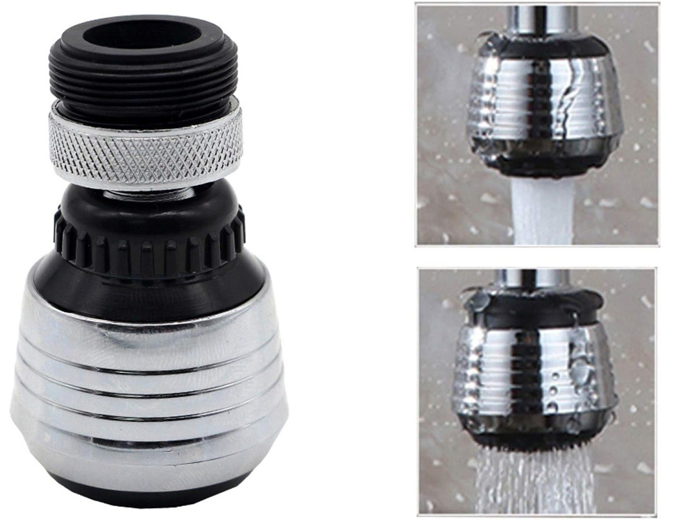 Prelungitor, extensie robinet aerator mobil 360° [2]