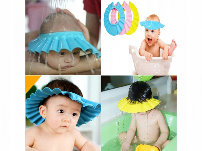 Protectie cap pentru baie, Albastru [5]