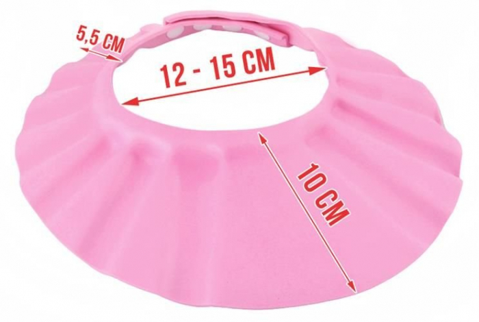 Protectie casca dus pentru bebelusi, roz, + 3 luni, fete [2]