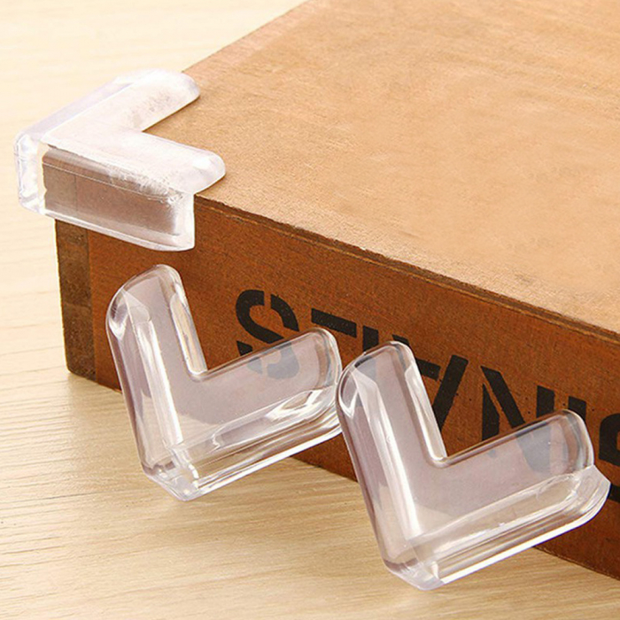 Protectie colturi din silicon transparent 4 bucati [4]