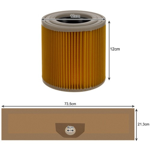 Sacii pentru aspirator - 10 buc + filtru [3]