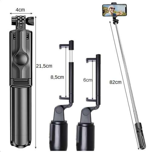 Selfie stick, tripod + telecomandă [4]