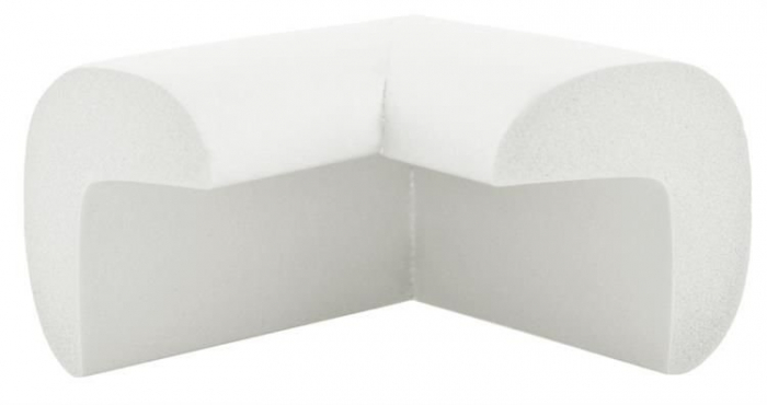 Set 4 aparatori moi pentru colturi, albe [7]