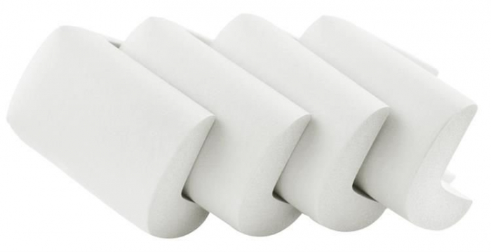 Set 4 aparatori moi pentru colturi, albe [3]
