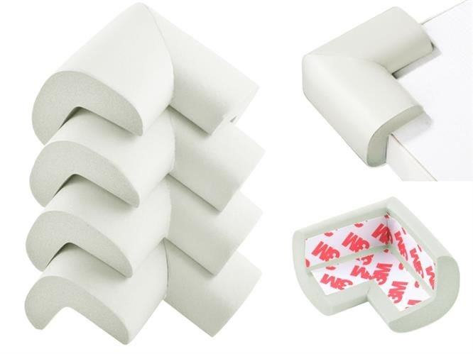 Set 4 aparatori moi pentru colturi, albe [2]