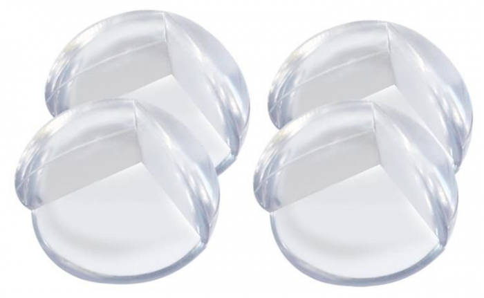 Set 4 protectii colturi, 3.5cm, Silicon, Transparent [2]
