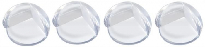 Set 4 protectii colturi, 3.5cm, Silicon, Transparent [3]
