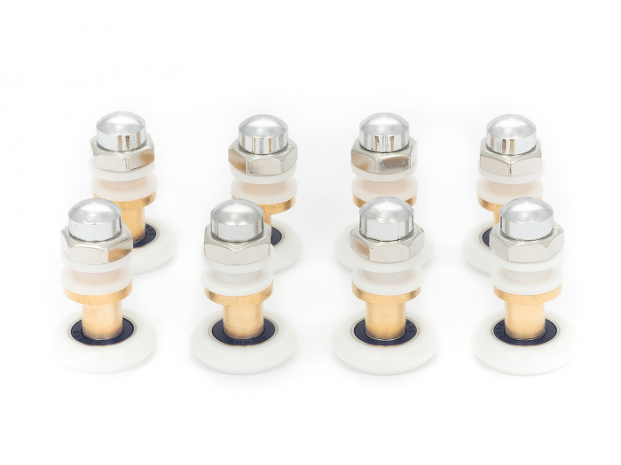 Set 8 role excentrice de 25 mm, alama, otel si plastic [4]