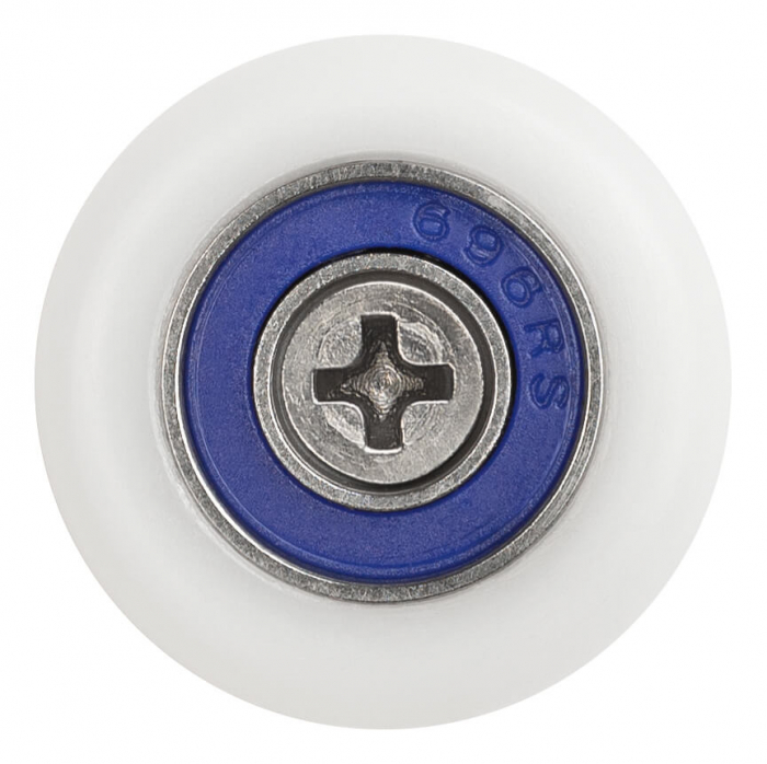 Set 8 role pentru cabina de dus, 23 mm, Rulment, Plastic, Alb [7]