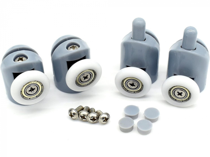Set 8 role simple pentru cabina de dus, calitate premium, 20mm 23mm 25mm [6]