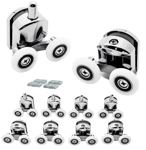 Set 8 role universale duble cromate pentru cabina de dus [5]