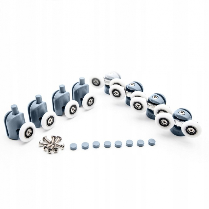 Set 8 role universale duble superioare si inferioare pentru cabina de dus [3]
