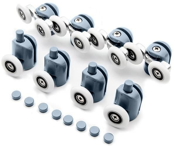 Set 8 role universale duble superioare si inferioare pentru cabina de dus [7]