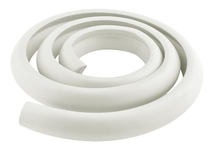 Banda spuma,protectie colturi mobila + banda autoadeziva, Spuma, 2 m, Alb, Negru [2]