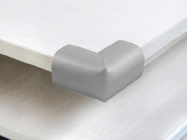 Set de 4 bucati protectii pentru colturi, masa, forma L, camera copilului, culori diferite [4]