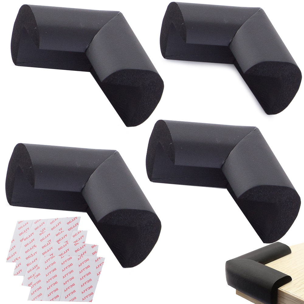 Set de 4 bucati protectii pentru colturi, masa, forma L, camera copilului, culori diferite [6]