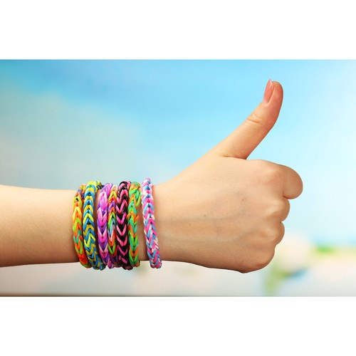 Set de brățări DIY cu benzi de cauciuc – Kit creativ XXL [14]