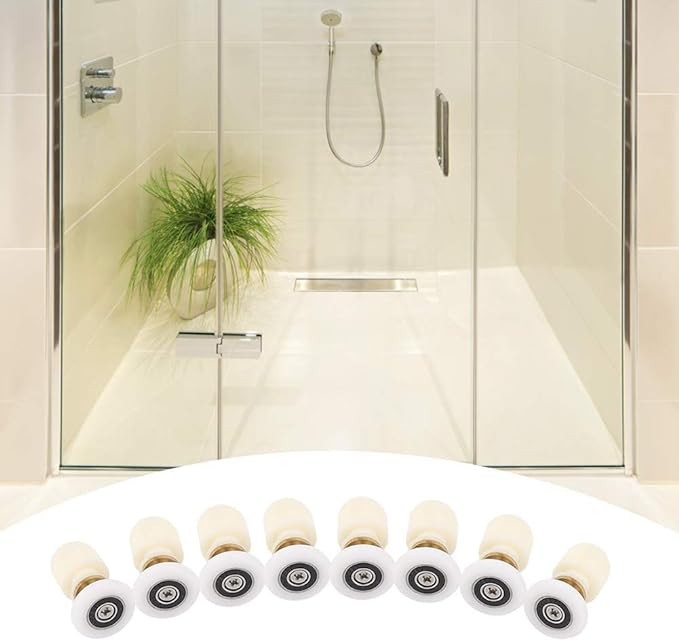 Set de role excentrice pentru cabina de dus 25 mm, alama, otel, plastic, ABS [9]