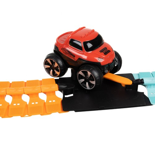 Set pista curse si masinute, Plastic, 3+ani, Multicolor [12]
