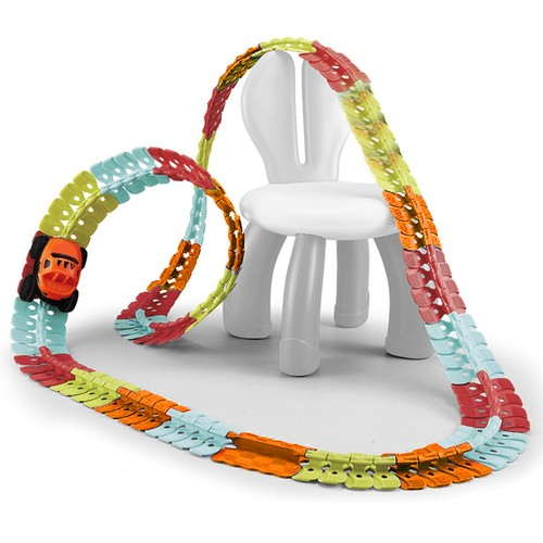 Set pista curse si masinute, Plastic, 3+ani, Multicolor [9]