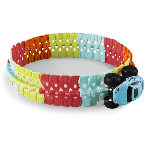 Set pista curse si masinute, Plastic, 3+ani, Multicolor [5]
